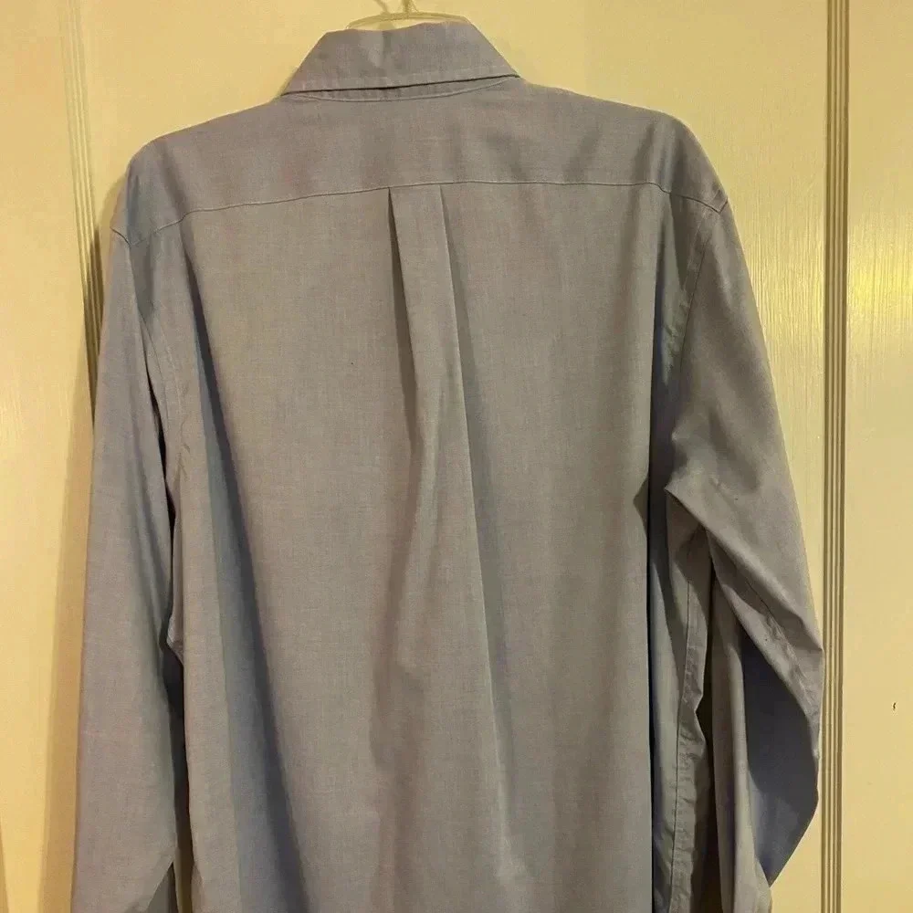 Ralph Lauren blue button up dress shirt